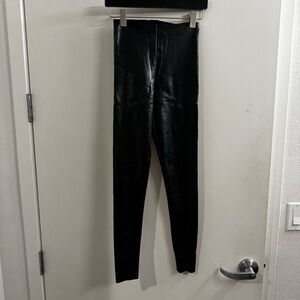 NWT Joie Black Faux Leather Leggings